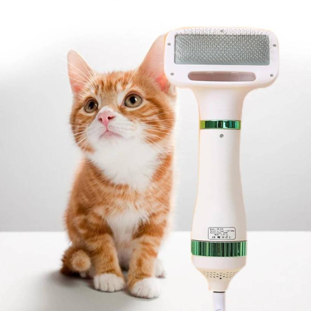 Best 2 in 1 Cat and Dog Hair Dryer - Slicker Grooming Brush